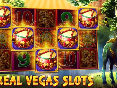 Sección de juegos de casino y tragamonedas